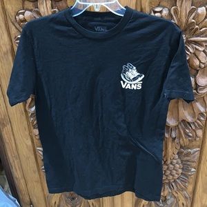 EUC Vans black medium tee shirt